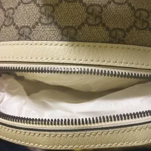 Gucci | Bags | Gucci Ophidia Backpack With Light Tan Trim 